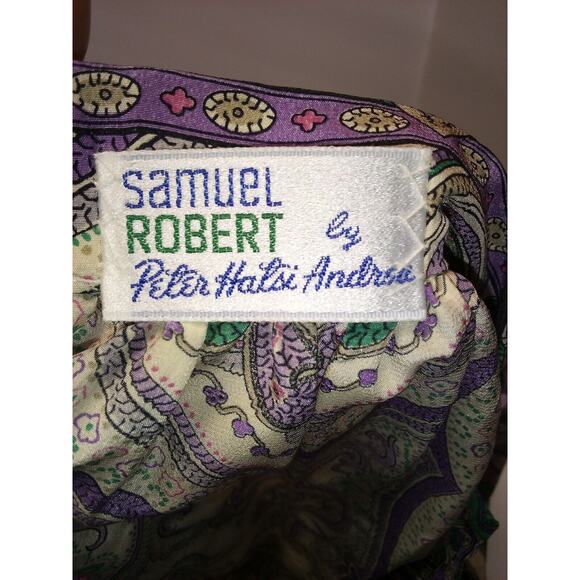 Samuel Robert Bye Peter Hatsi Handrea Multicolor Knee Skirt 10 - Picture 7 of 9